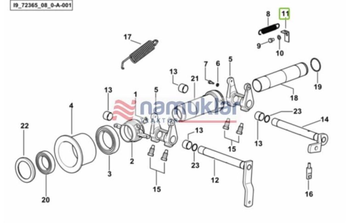BRAKET 0.008.5242.0 1