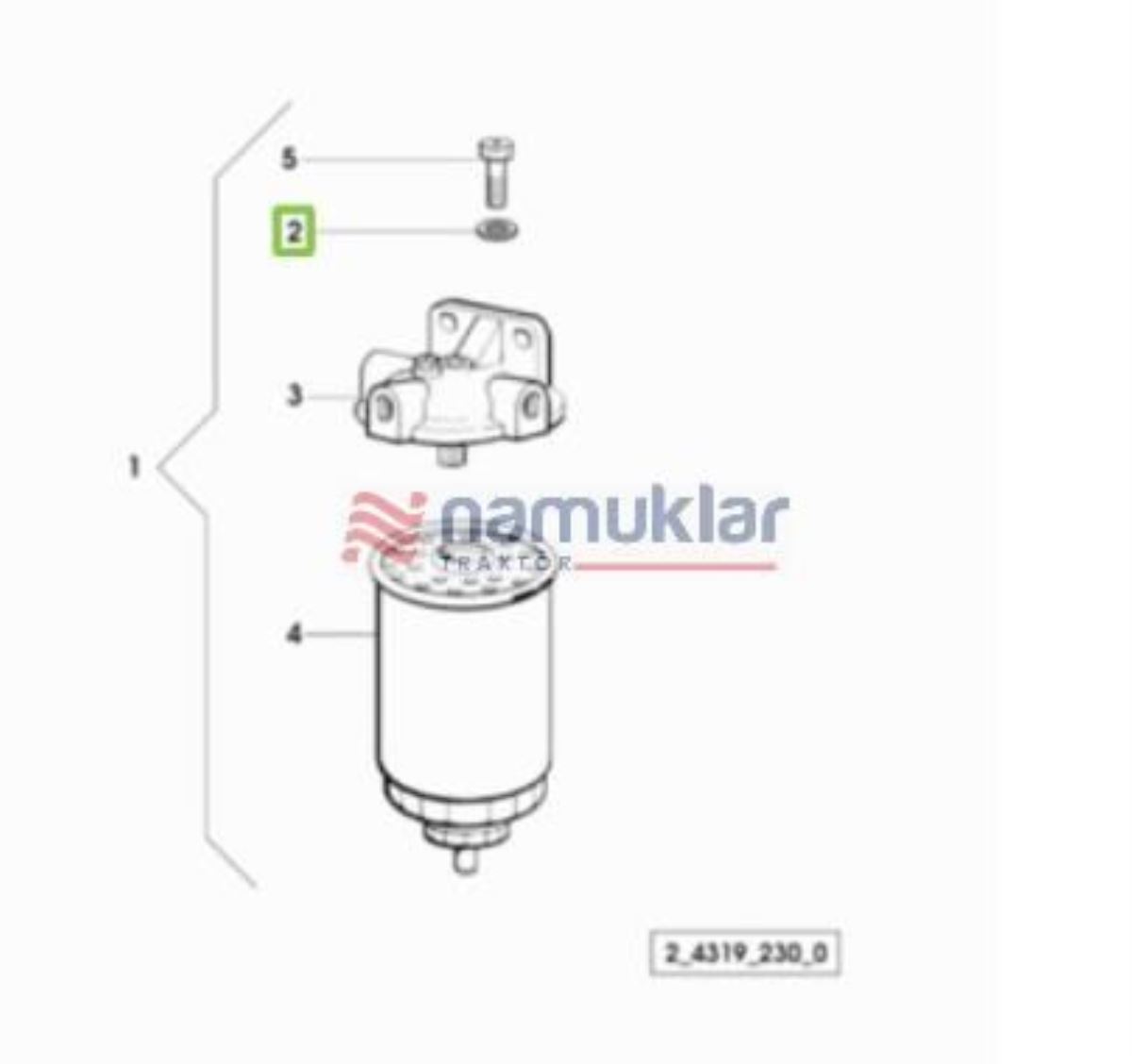 MAZOT FILTRESI BAGLANTI LASTIGI 0.009.4687.2 1