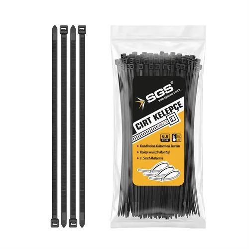 CIRT KELEPÇE 2,5*150MM SİYAH (PK/100AD