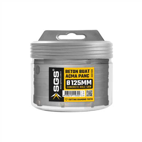 BETON BUAT AÇMA ADAPTÖRSÜZ 125 MM