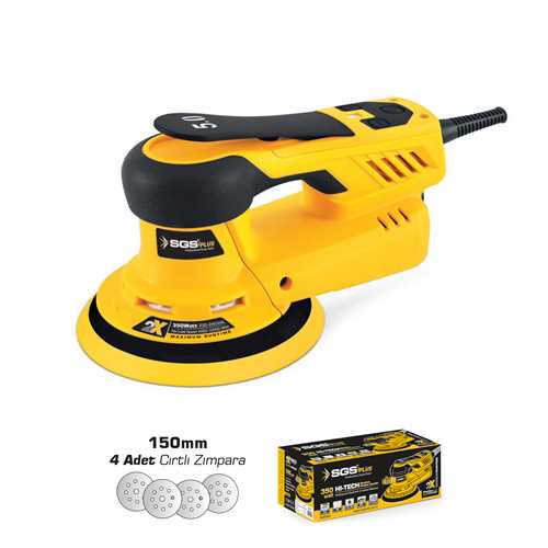 ZIMPARA MAKİNESİ EKSANTRİK 350 WATT (KÖMÜRSÜZ MOTOR