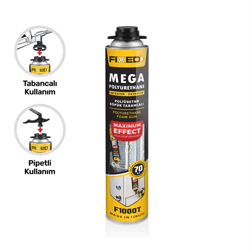 FIXED MEGA POLİÜRETAN KÖPÜK 1000 GR