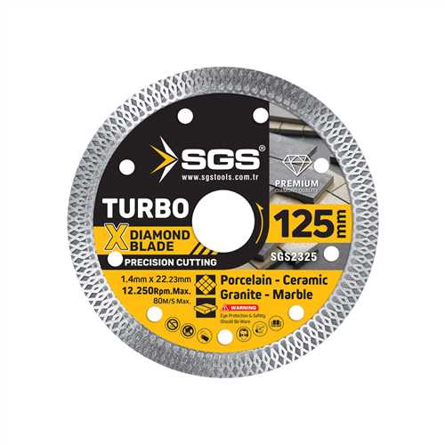 TURBO ELMAS HASSAS KESİCİ (125*1,4 MM
