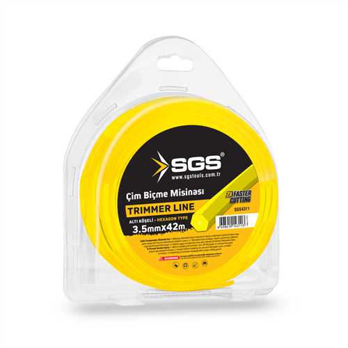 TIRPAN MİSİNASI 3.5 MM 42 MT ALTIGEN (SARI