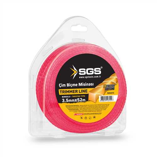 TIRPAN MİSİNASI 3.5 MM 52 MT BURGULU (PEMBE