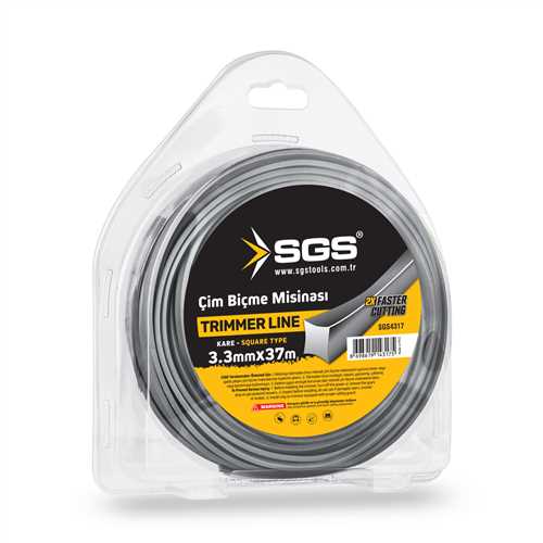 TIRPAN MİSİNASI 3.3 MM 37 MT KARE (GRİ