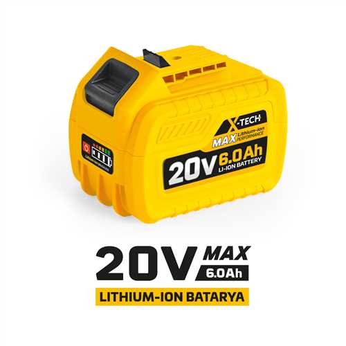 20 VOLT YEDEK BATARYA(6.0Ah