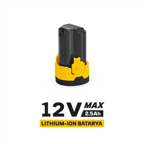12 VOLT YEDEK BATARYA (2.5Ah