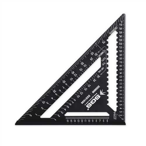 ALÜMİNYUM ÜÇGEN GÖNYE 300 MM