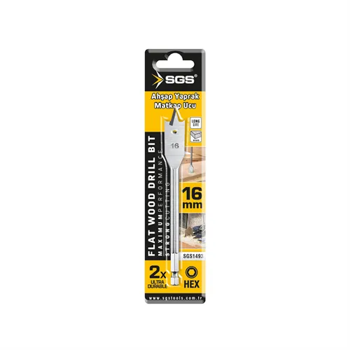 AHŞAP YAPRAK MATKAP UCU 16x152 mm
