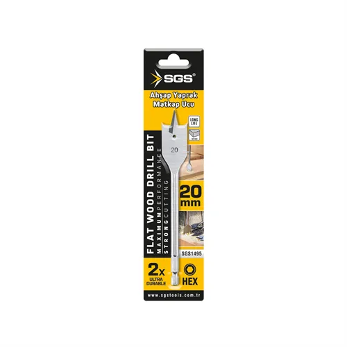 AHŞAP YAPRAK MATKAP UCU 20x152 mm