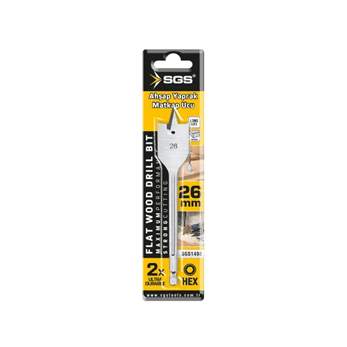 AHŞAP YAPRAK MATKAP UCU 26x152 mm