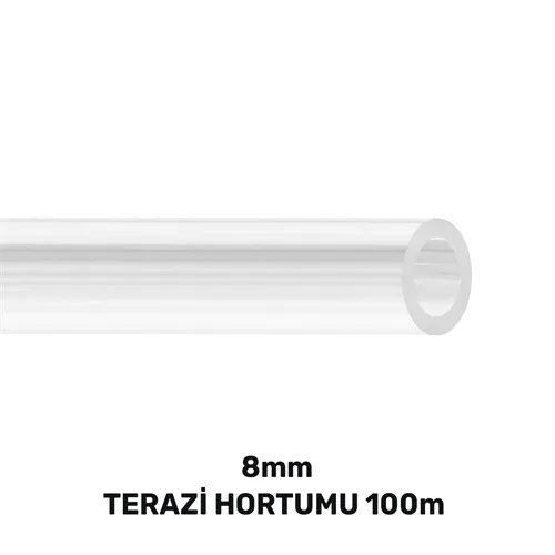 8 MM TERAZİ HORTUMU 100 MT (40gr/mt