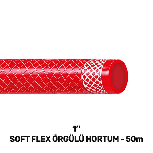 1'' SOFTFLEX ÖRGÜLÜ HORTUM 50 MT (300gr/mt