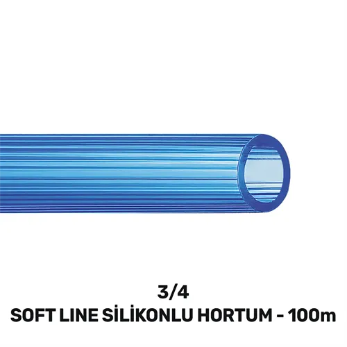 3/4 SOFTLINE SİLİKONLU HORTUM 100 MT (210gr/mt