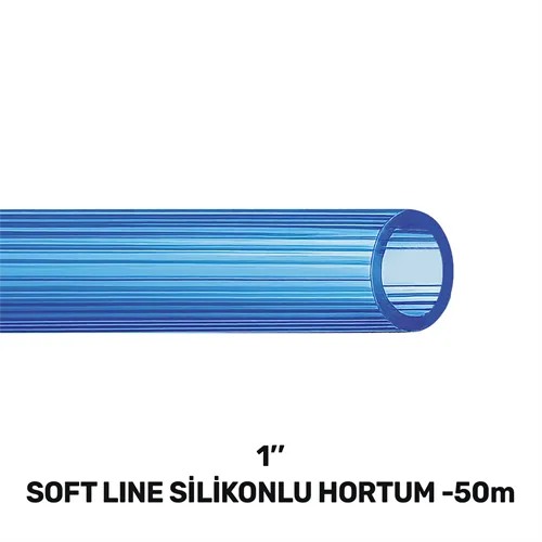 1'' SOFTLINE SİLİKONLU HORTUM 50 MT (300gr/mt