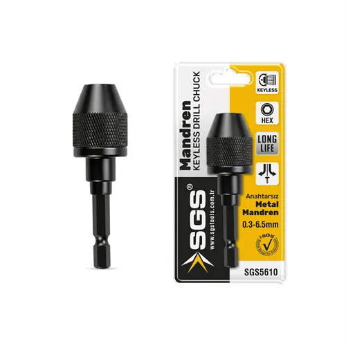 OTOMATİK 1/4'' HEX MİNİ METAL MANDREN 0.3-6.5 MM