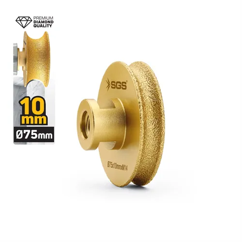 M14-75x10 MM VAKUM ELMAS TAŞLAMA DİSKİ TAM PROFİL