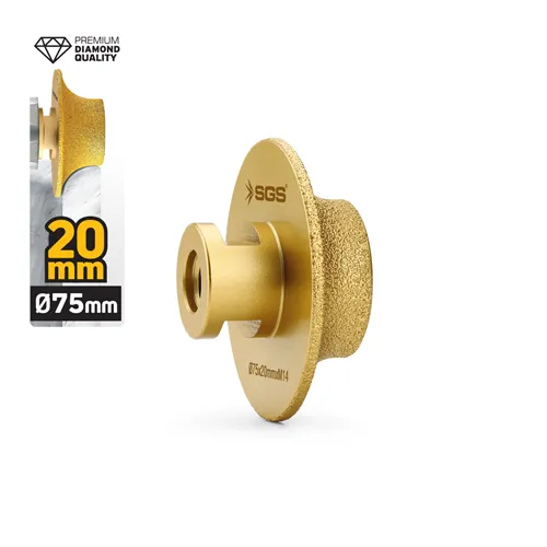 M14-75x20 MM VAKUM ELMAS TAŞLAMA DİSKİ BALIK SIRTI