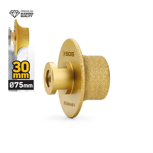 M14-75x30 MM VAKUM ELMAS TAŞLAMA DİSKİ BALIK SIRTI