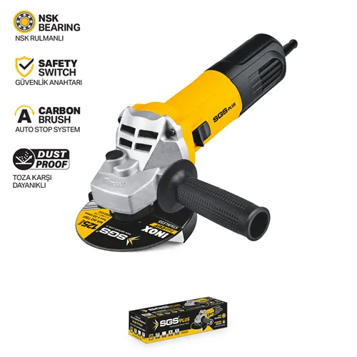 ENDÜSTRİYEL AVUÇ TAŞLAMA 1250 WATT 125MM DEVİR AYARLI