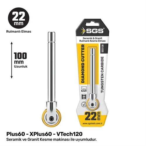 SERAMİK-GRANİT KESME ELMASI 22MM RULMANLI
