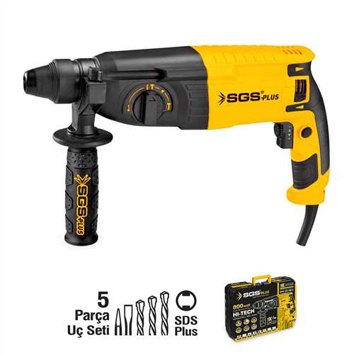 KIRICI-DELİCİ MATKAP 800 Watt 26 MM 3.2 KG (SDS PLUS