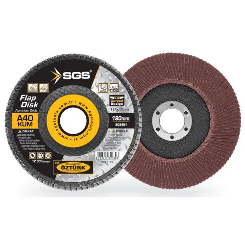 FLAP DİSK 180MM AO 40KUM