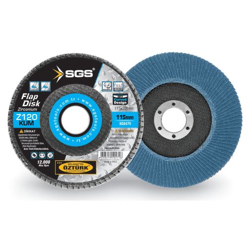 FLAP DİSK 115MM 120KUM (Zirconium