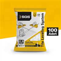 2,5 MM DERZ SEVİYE TESPİT KLİPSİ (PK/100 ADET) 2