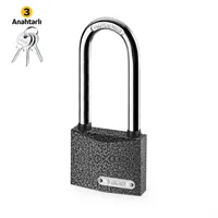 Padlock / Grey Painted /Long Shackle 63MM 1