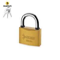 ASMA KİLİT SARI BOYALI 32MM 1