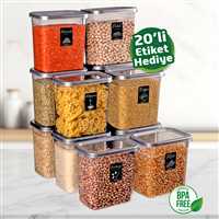 SAKLAMA KABI DİKDÖRTGEN 2000 ML 1