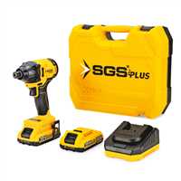 X-TECH Brushless Impact Driver Set 20V 2.0Ah 
2 Battery 1 Charger 2