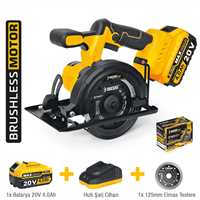 AKÜLÜ GRANİT&MERMER KESME MAKİNESİ SETİ 125 MM 1*4.0 Ah  (KÖMÜRSÜZ MOTOR) 1