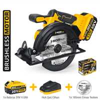AKÜLÜ SUNTA KESME MAKİNESİ SETİ 165 MM 1*4.0 Ah (KÖMÜRSÜZ MOTOR) 1
