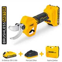 X-TECH Brushless Pruning Shears Set 20V 2.0Ah 
2 Battery 1 Charger 1