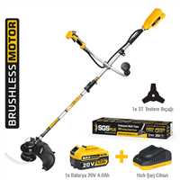 AKÜLÜ TIRPAN SETİ 20V 1*4.0 Ah (KÖMÜRSÜZ MOTOR) 1