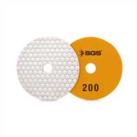 ELMAS POLİSAJ PEDİ 100 MM 200 KUM KURU-DRY 1