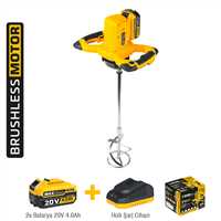 X-TECH Cordless Mixer 20V 4.0Ah 2 Battery 1 Charger 1