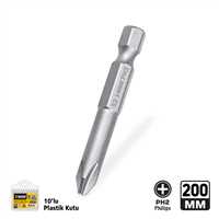 YILDIZ UÇLU BİTS TORNALI S2 PH2*200mm Sand-Pro Series 1