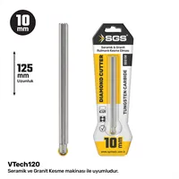 SERAMİK-GRANİT KESME ELMASI 10MM RULMANLI UZUN 1