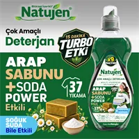 NATUJEN ÇOK AMAÇLI DETERJAN ARAP SABUNU SODA 1500 ML 1