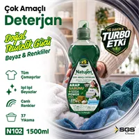 NATUJEN ÇOK AMAÇLI DETERJAN ARAP SABUNU SODA 1500 ML 8