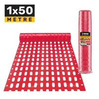EMNİYET ALAN PERDESİ 1x50 MT. 40 Gr. KIRMIZI 1
