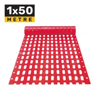 EMNİYET ALAN PERDESİ 1x50 MT. 40 Gr. KIRMIZI 8