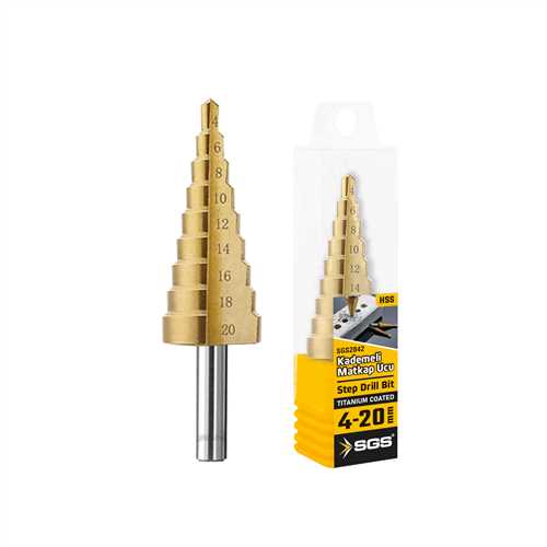HSS KADEMELİ MATKAP UCU 4-20 MM 1