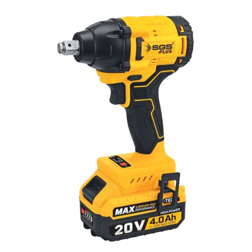 X-TECH Brushless Impact Wrench Set 330Nm Tork 20V 4.0Ah 
2 Battery 1 Charger 3