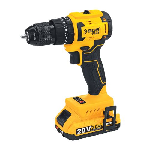 AKÜLÜ DARBELİ MATKAP SETİ 20V 45Nm Tork 2*2.0Ah (KÖMÜRSÜZ MOTOR) 3