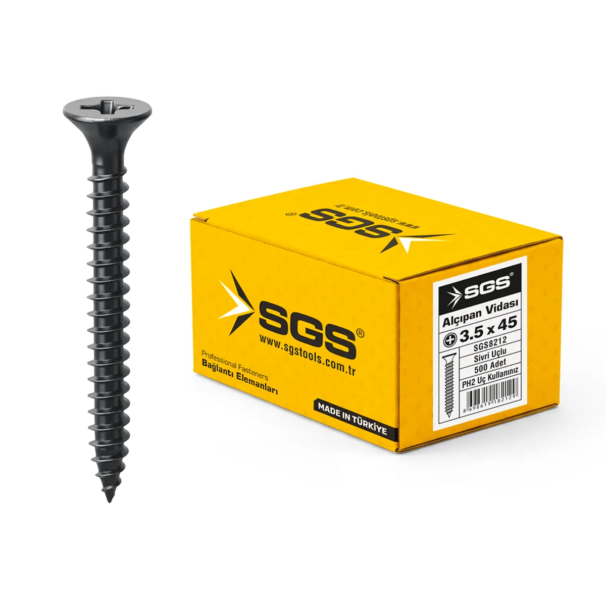 Pointed Drywall Screws 1
